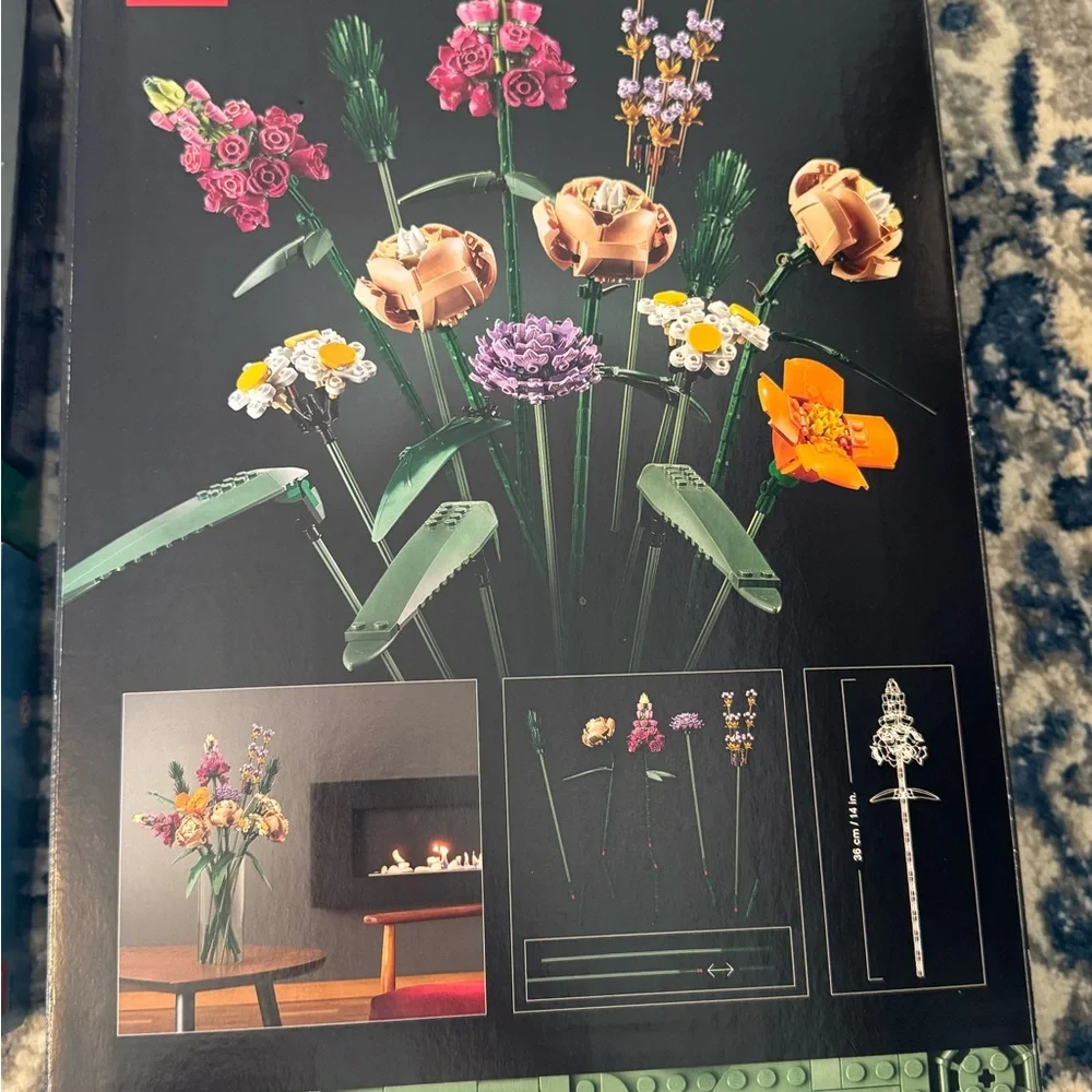 Lego Flower Bouquet 10280 Sunflowers 40524 and Daffodils 40646 Lot - Picture 8 of 8